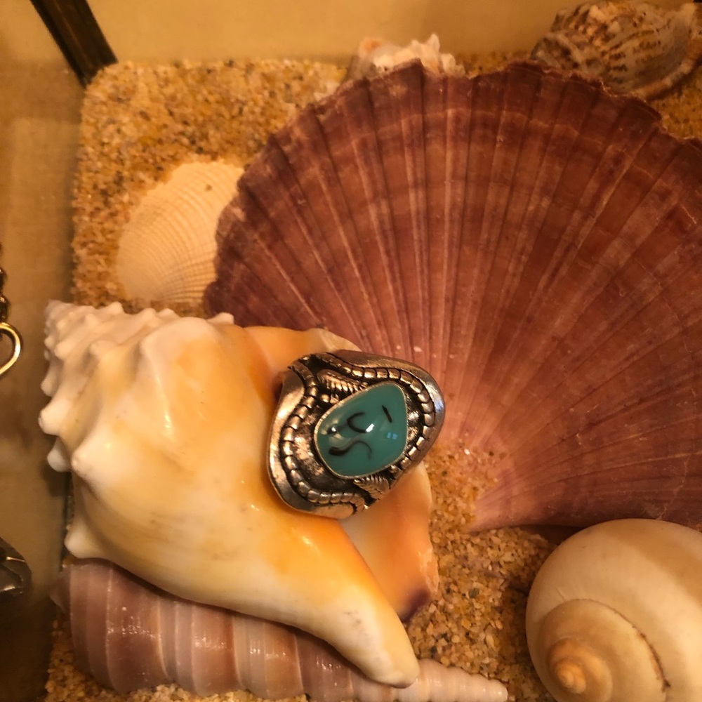 Vintage Handmade 925 Silver Turquoise